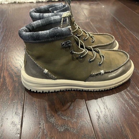 'Hey Dude' Men's Bradley Classic Boot Walnut Size 6 - Picture 1 of 7